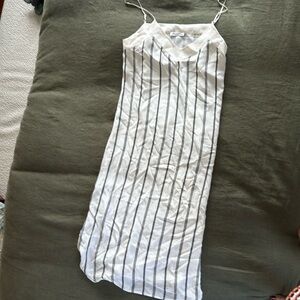 Equipment Women's Dian Stripe Slip Dress M